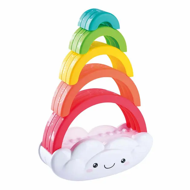 Korting Playgo Regenboog Stapeltoren - 6dlg.