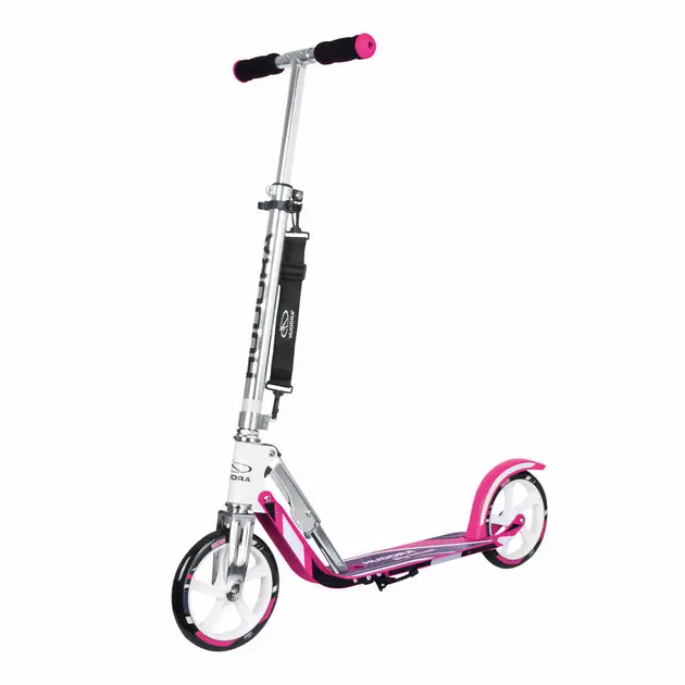 Weekendaanbieding HUDORA BigWheel 205 Scooter Step - Wit/Roze