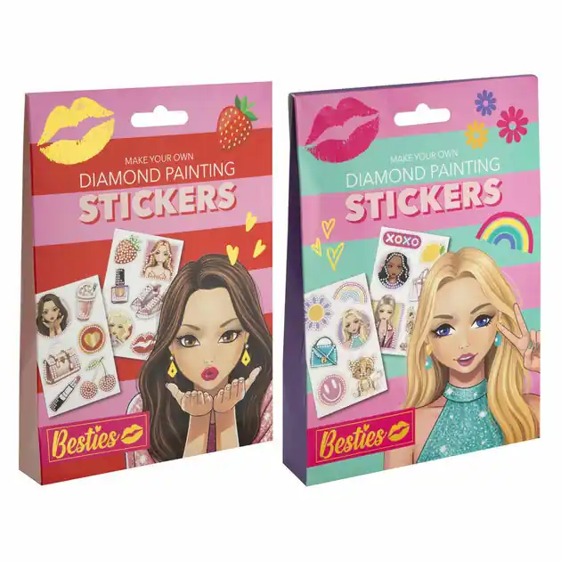 Besties Diamond Painting Stickers, 12dlg. Beste Prijs