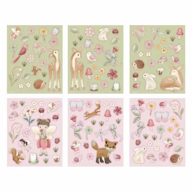 Gratis Retour Little Dutch Stickerset Fairy Garden