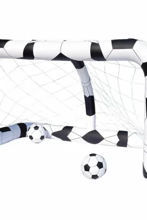 Bestway Playcenter Opblaas Voetbaldoel met 2 Ballen Meest Verkocht