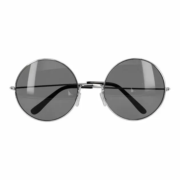 Direct Beschikbaar Partybril Hippie XL Grijs