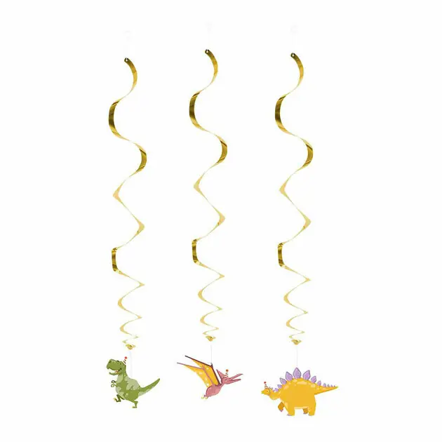 Decoratie Slingers Dino, 3dlg. Lage Prijs