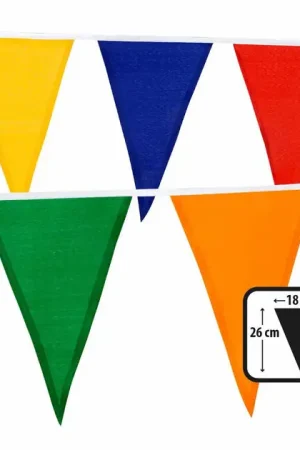 Bestseller Polyester Kleurrijke Vlaggenlijn 10m