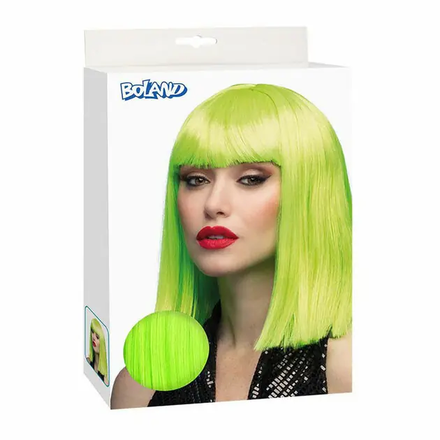 Pruik Dance Neon Groen Tijdelijk Beschikbaar