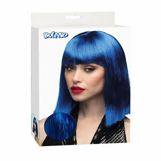 Pruik Dance Blauw Populair