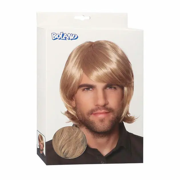 Korting Pruik Spike Blond