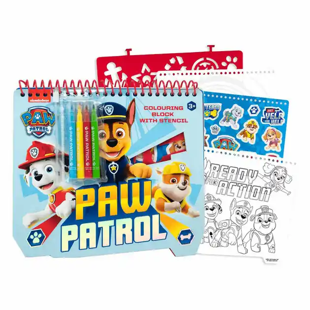 Beste Prijs PAW Patrol Stencil Tekenblok A4