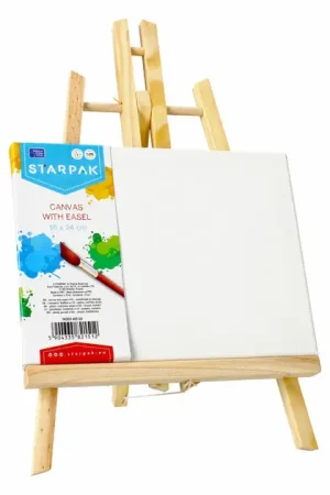 Canvas met Ezel, 18x24cm Uitverkoop