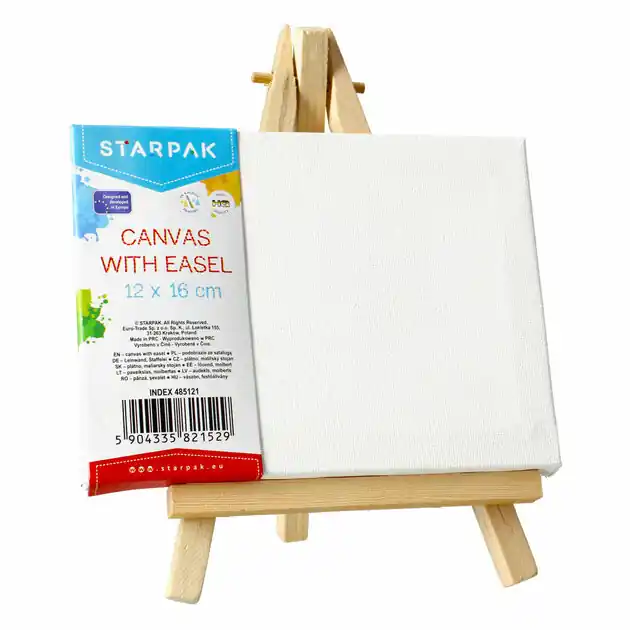 Canvas met Ezel, 12x16cm Bestel Nu