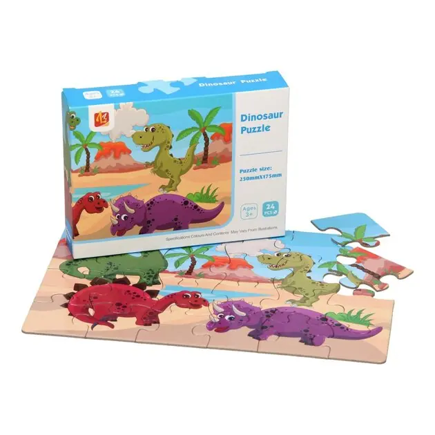 Op = Op Puzzel Dino's, 24st.