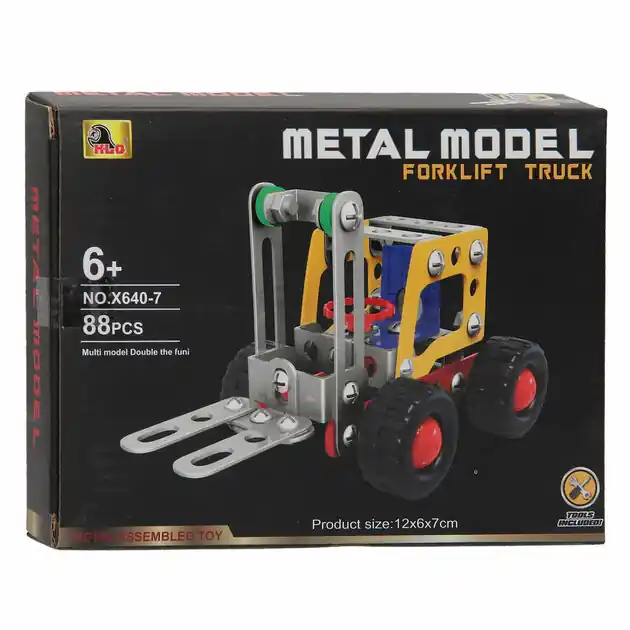Gratis Retour Constructieset Heftruck, 88dlg.