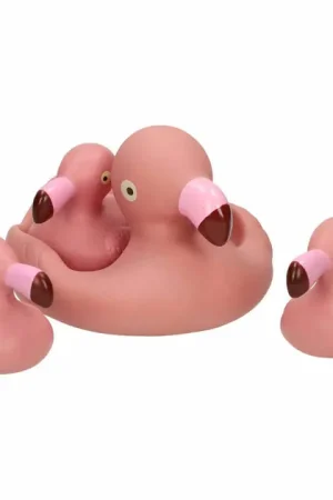Baddieren Flamingo Familie, 4dlg Rechtstreeks Van De Fabrikant