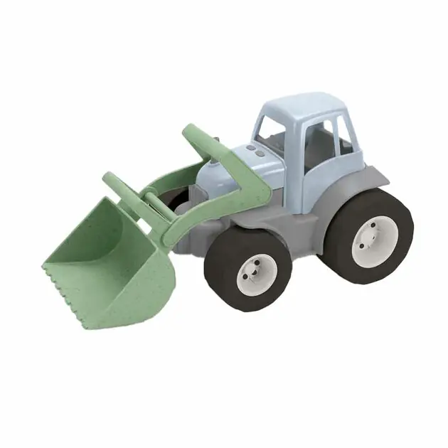 Goedkoop Dantoy Tractor met Voorlader Groen/Blauw, 30cm