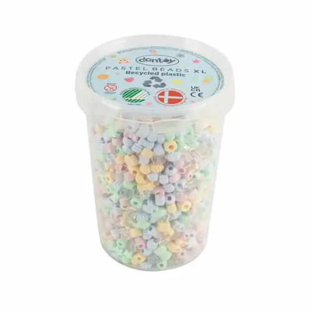 Dantoy Pastel Kralen XL, 1580st. Merkproduct