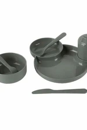 Shop Nu Dantoy Kinderservies Olijfgroen, 7dlg.