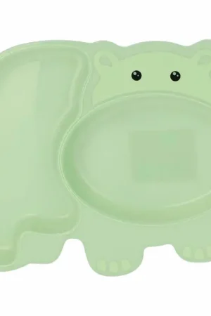 Babybord Dieren met Opstaande Randen - Nijlpaard Lage Prijs