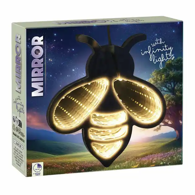 Spiegel Figuren Infinity Led - Bijtje Direct Beschikbaar