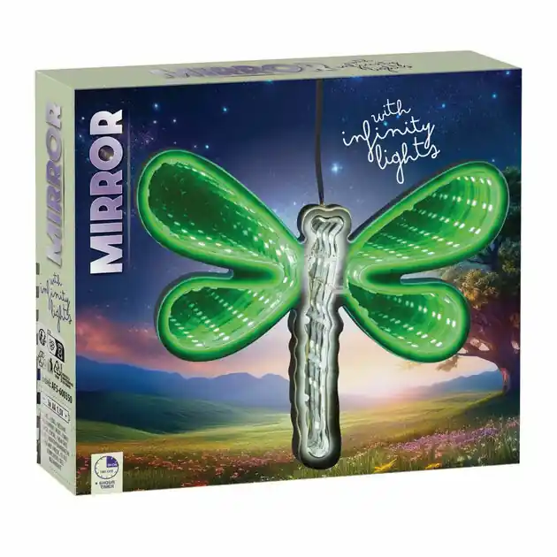 Spiegel Figuren Infinity Led - Libelle Aanbieding