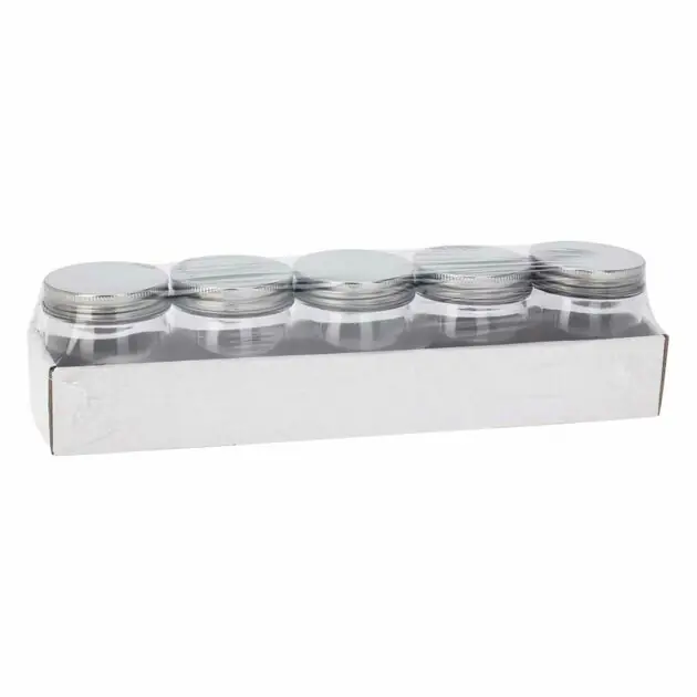Uitverkoop Opbergpotjes 9x7cm, 5st.