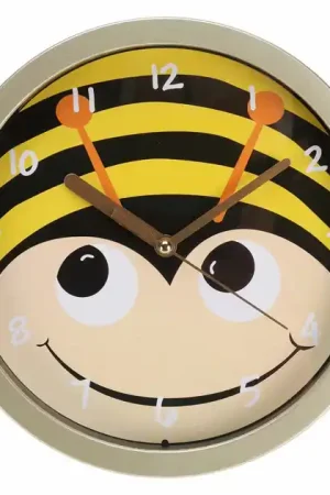 Kinder Wandklok Bij, 20cm Populair