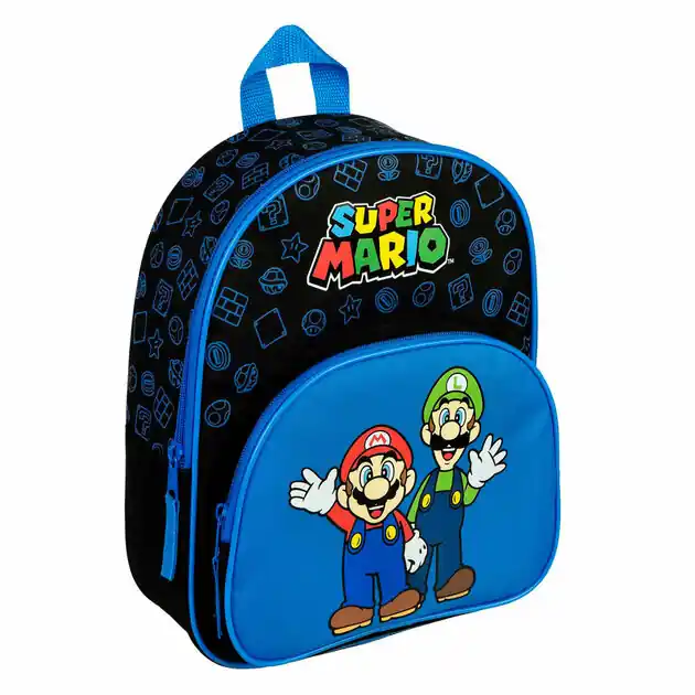 Rugzak met Voorvak Super Mario Blauw Tijdelijk Beschikbaar