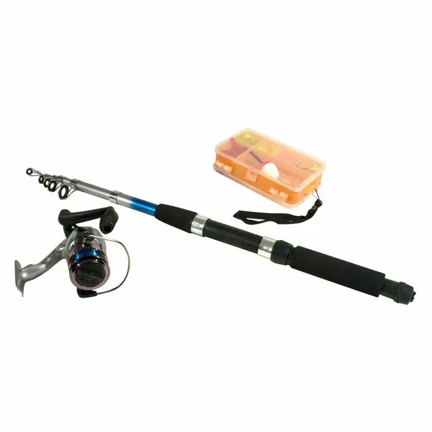 Game on Fishing Tele Werphengel met Accessoires, 2,10m Betaalbaar