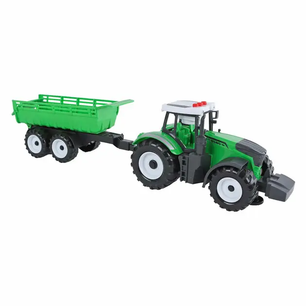 2-Play Tractor met Aanhanger en Kiepfunctie met Licht en Geluid Korting