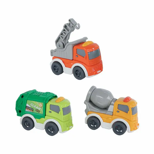 Seizoensaanbieding Mini Club Bouwvoertuig Free Wheel, 8cm