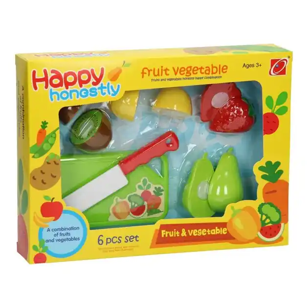 Actieprijs Snijfruit met Snijplank, 10dlg.
