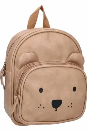 Kidzroom Rugzak Porto Beary Excited Leer Hete Deal