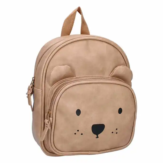 Kidzroom Rugzak Porto Beary Excited Leer Hete Deal
