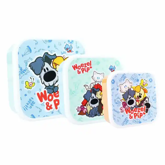 Woezel & Pip Broodtrommel 3-in-1 Fresh Bites Superprijs