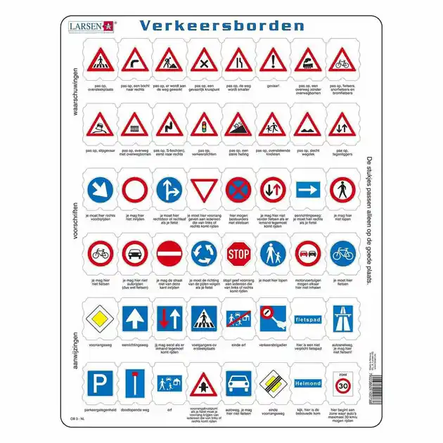 Larsen Verkeersborden, 48st. Premium