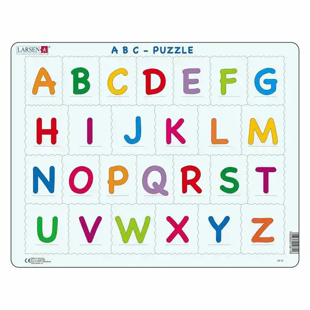 Snelle Levering Larsen Legpuzzel Leren Lezen Alfabet, 26st.