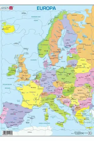 Beperkte Voorraad Larsen Legpuzzel Kaart Europa, 37st.