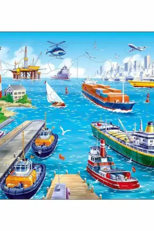 Fabrieksprijs Larsen Legpuzzel De Haven , 35st.
