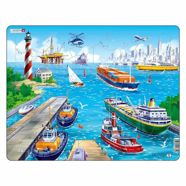 Fabrieksprijs Larsen Legpuzzel De Haven , 35st.