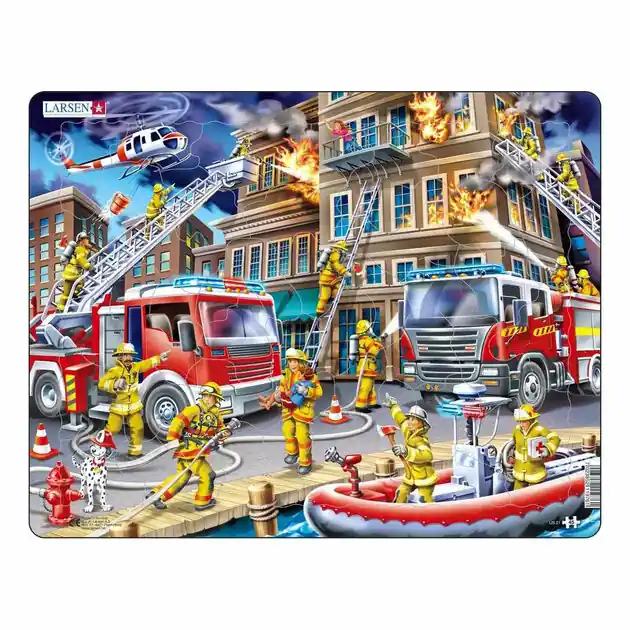 Larsen Legpuzzel De Brandweermannen, 45st. Merkproduct