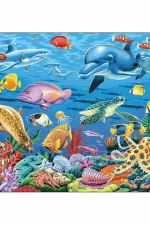 Weekendaanbieding Larsen Legpuzzel Dieren - Koraalrif, 35st.