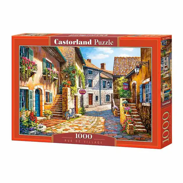 Castorland Legpuzzel Rue de Village, 1000st. Bestseller