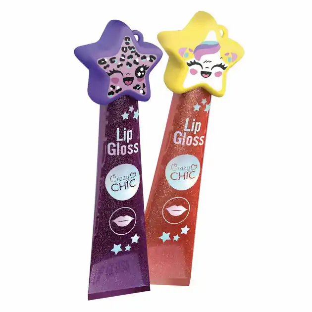 Clementoni Crazy Chic Lipgloss Ster Paars/Geel Snelle Levering