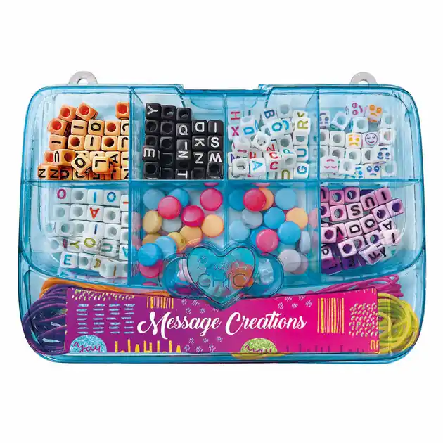 Shop Nu Clementoni Crazy Chic Sieraden Maken Kralenset in Opbergbox Blauw