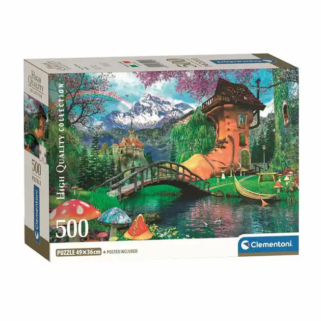 Direct Verzonden Clementoni Legpuzzel The Old Shoe House, 500st.