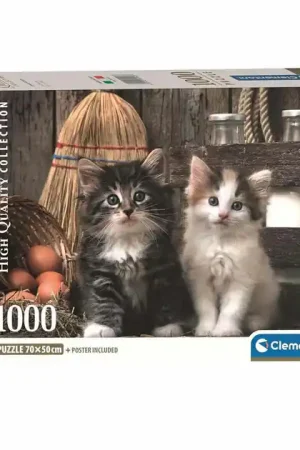 Betrouwbaar Clementoni Puzzel - Schattige Kittens, 1000st.