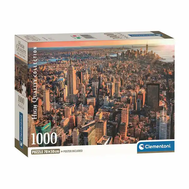 Clementoni Legpuzzel New York City, 1000st. Fabrieksprijs