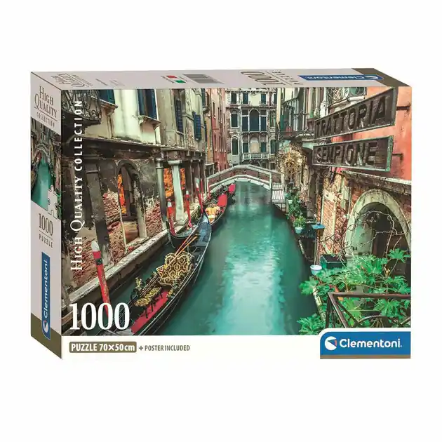 Clementoni Legpuzzel Venice Canal, 1000st. Lage Prijs