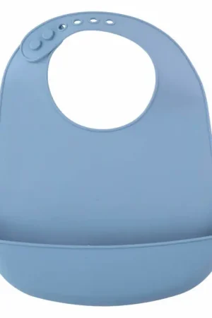 Snelle Levering Siliconen Slabbetje Blauw