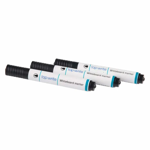 Whiteboardstift Zwart, 3st. Goedkoop