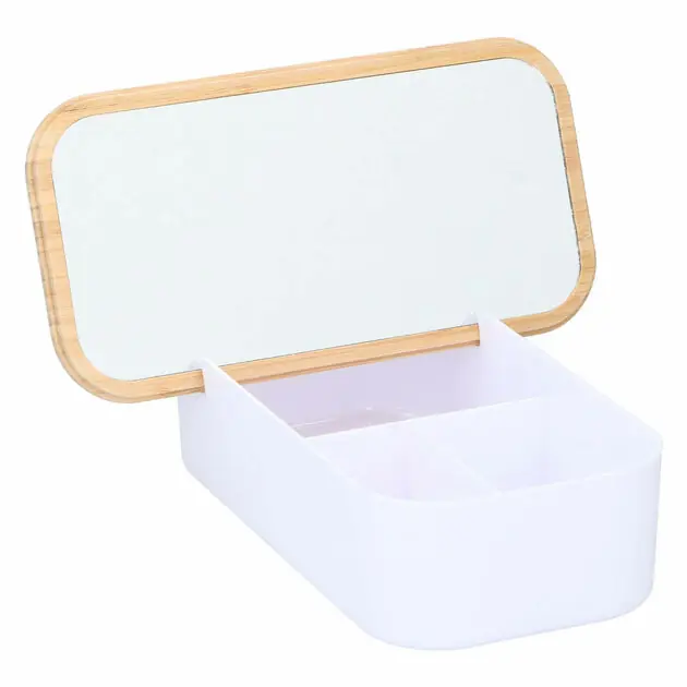 Gecertificeerd Make-up Opberger met Spiegel, 25cm